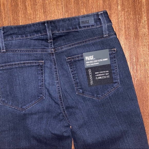 PAIGE | Transcend High Rise Leggy Ultra Jean - Picture 9 of 10
